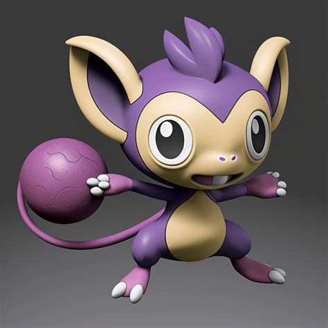 purple pokemon monkey|+20 Purple Pokemon Explained (3D Images) .